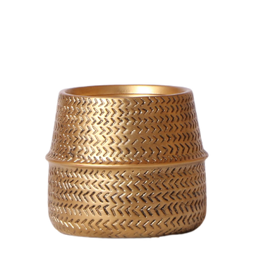 Gyllene växtkruka - Ø9cm