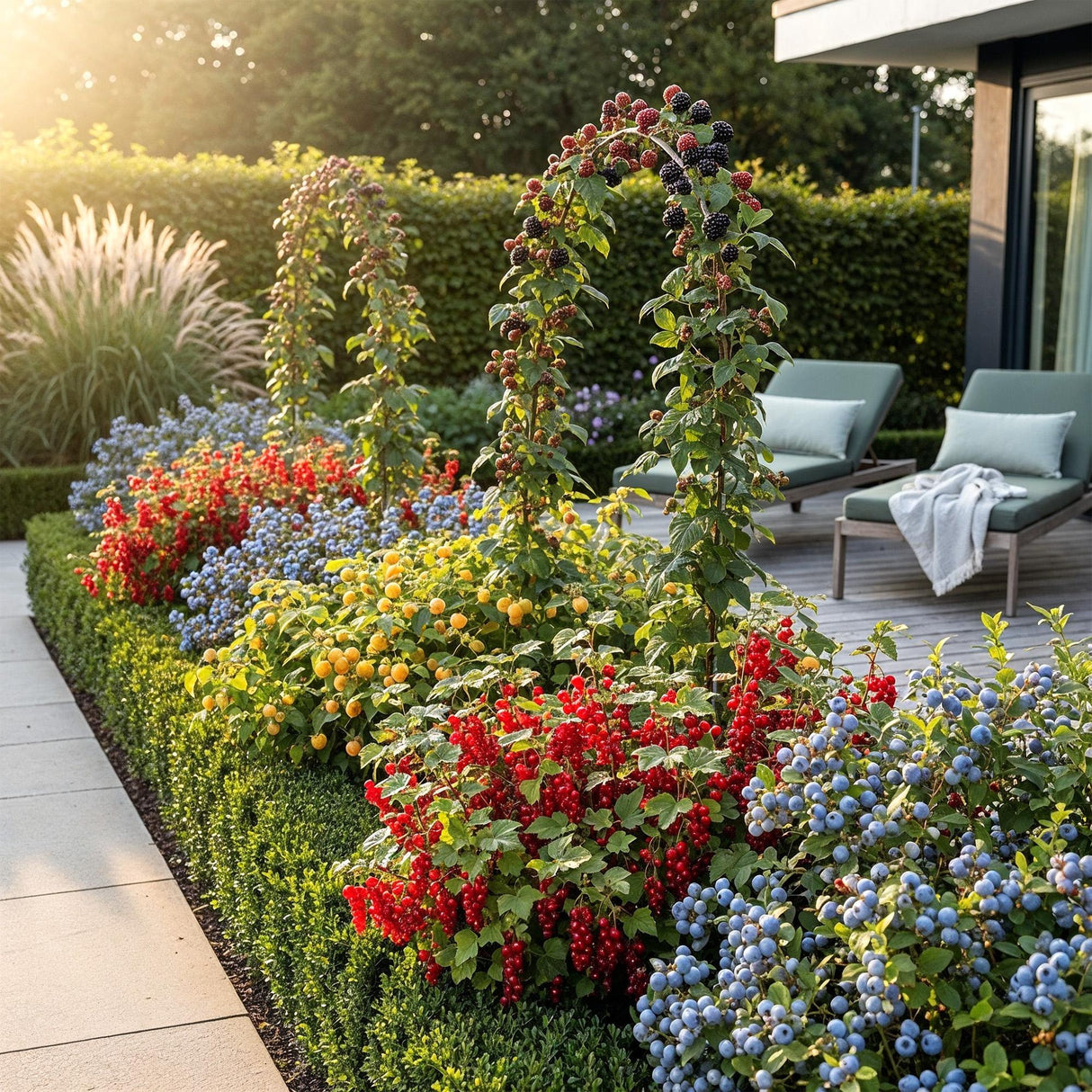 Livraison plante Plantes fruitières Rainbow – Lot de 4 – Pot 9 cm