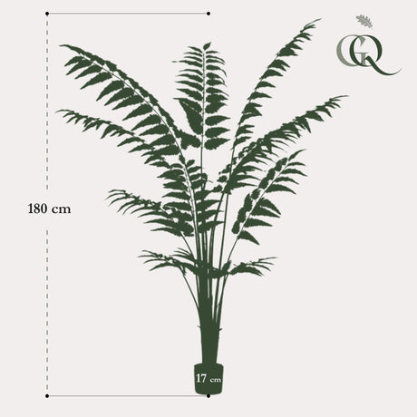 Livraison plante Fougère plante artificielle - h180cm, Ø17cm