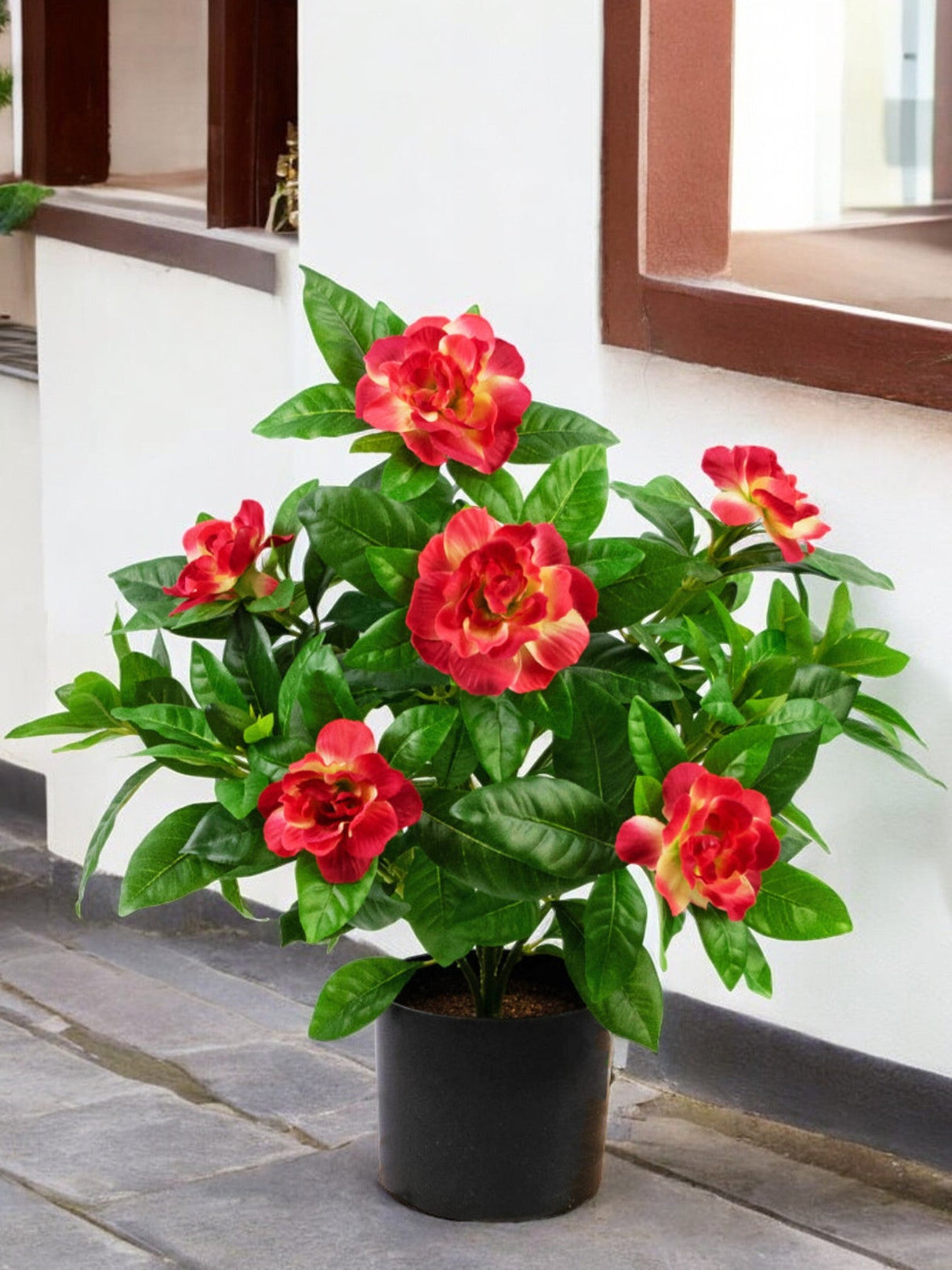 Livraison plante Gardenia artificielle fuchsia