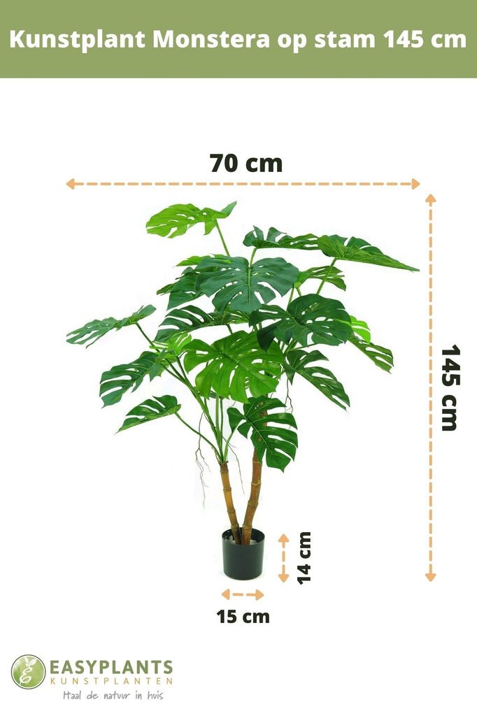 Livraison plante Monstera sur tige - grande plante artificielle