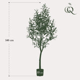 Livraison plante Olivier artificiel 140 cm