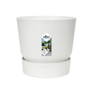 Elho Greenville Kruka Rund vit 14 cm