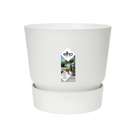 Livraison plante Pot elho Greenville Rond blanc 14 cm