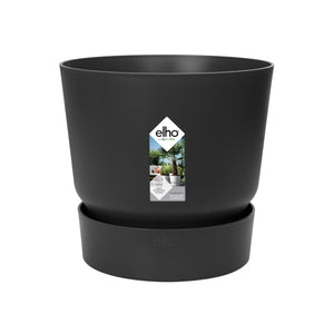 Elho Greenville Kruka Rund svart 14 cm