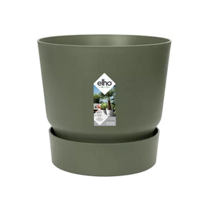 Elho greenville bladgrön rund kruka 25cm