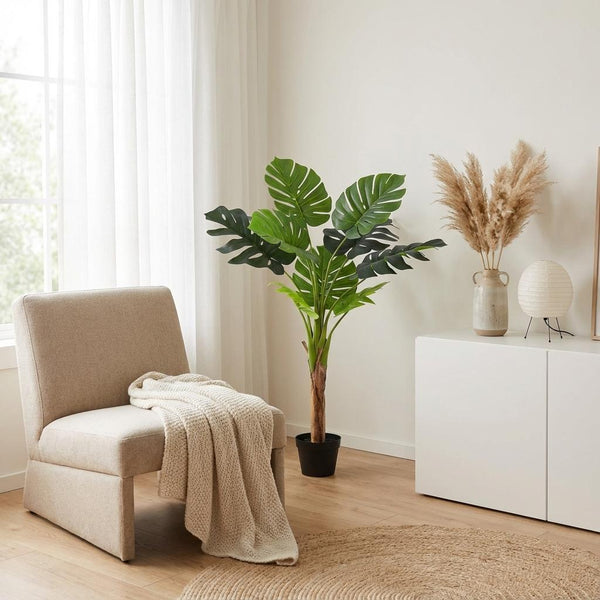 Monstera deliciosa artificielle h120cm