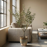 Artificial Olive tree in kruka - kunstplant - UV - 90 cm
