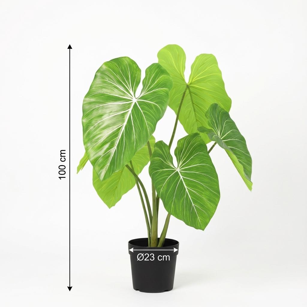 Philodendron artificiel h100cm