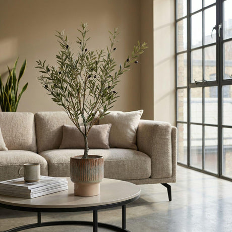 Artificial Olive tree in kruka - kunstplant - UV - 90 cm