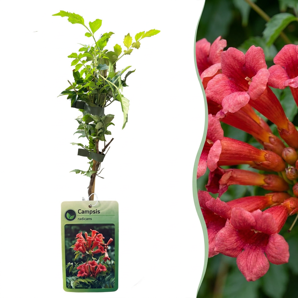Bignone de Virginie - lot de 2 plants - pot Ø9 cm