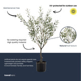 Artificial Olive tree in kruka - kunstplant - UV - 90 cm