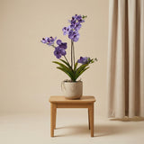 Orchidee Vanda violet artificiel h60cm kruka inkluderad