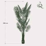 Areca palmier artificiel 240cm