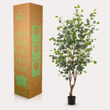 Konstplanta - Eucalyptus - Blå Gomboom - 140cm - 140