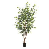 Konstplanta - Eucalyptus - Blå Gomboom - 140cm - 140